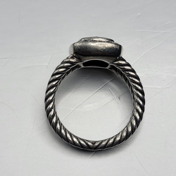 David Yurman 7mm Albion Diamond & Black Onyx ring - Picture 5 of 8